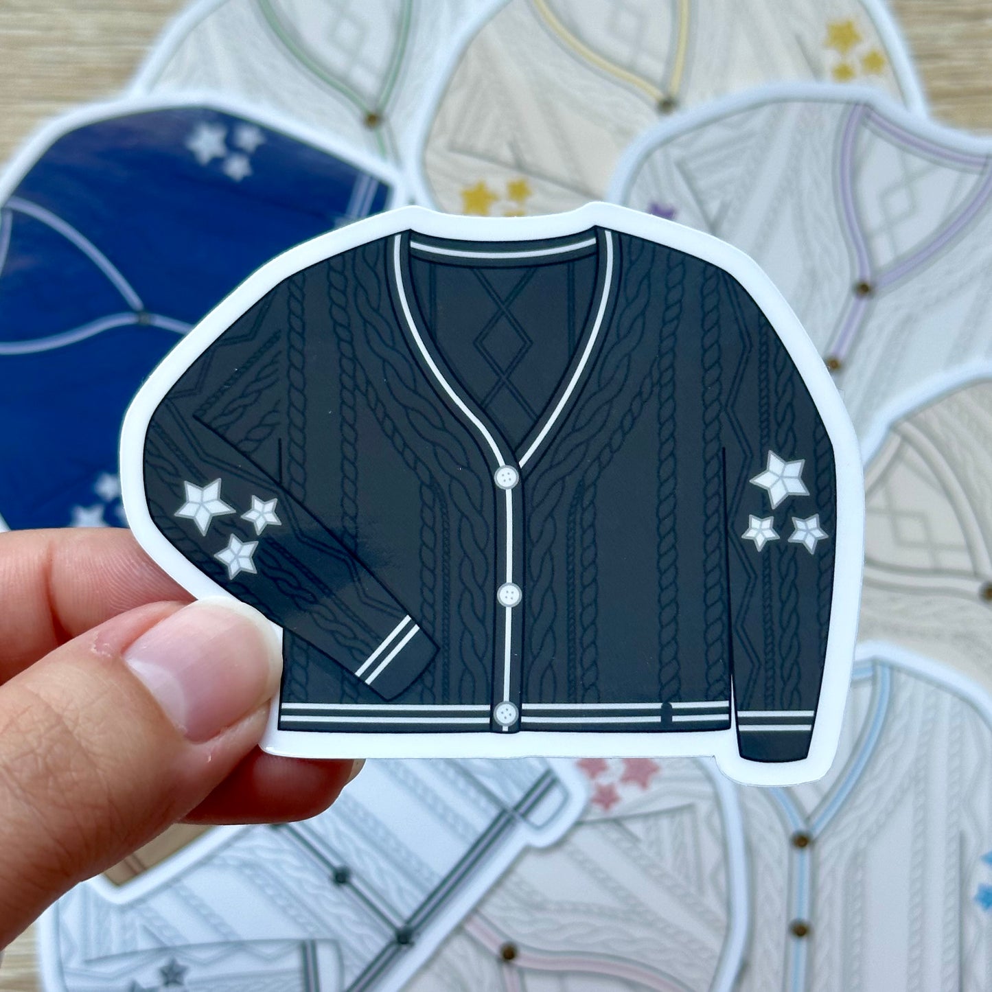 Cardigan Sticker