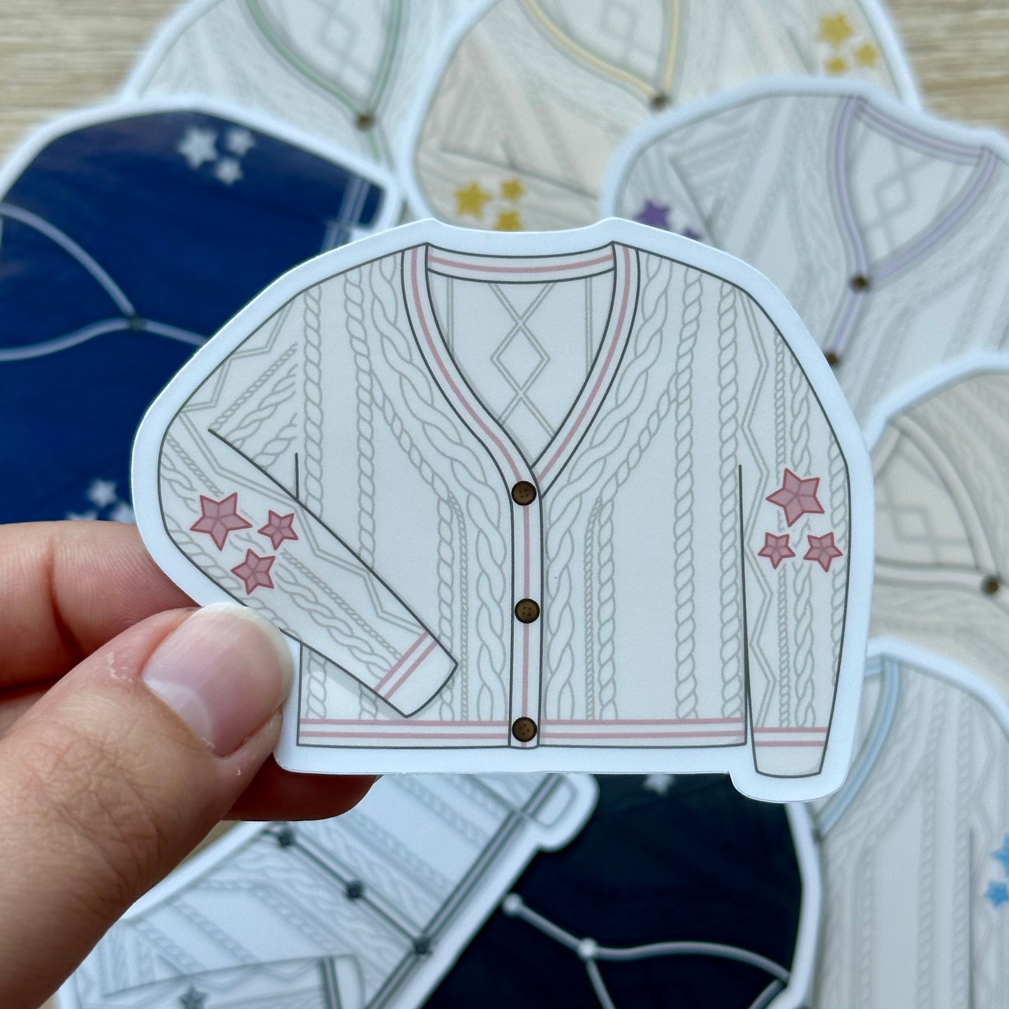 Cardigan Sticker