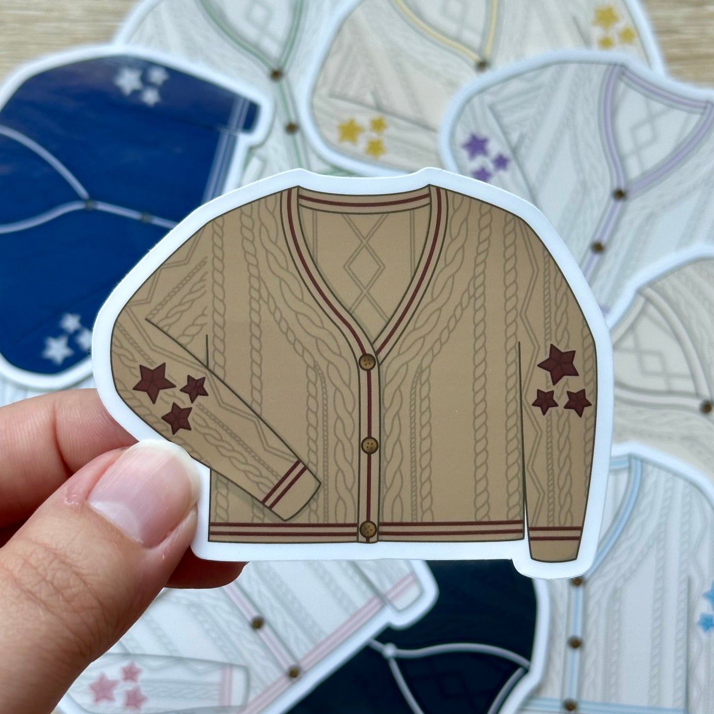 Cardigan Sticker