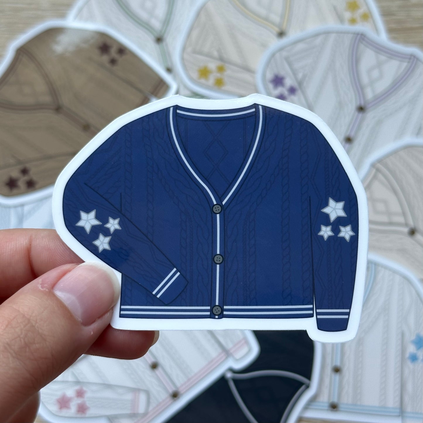 Cardigan Sticker