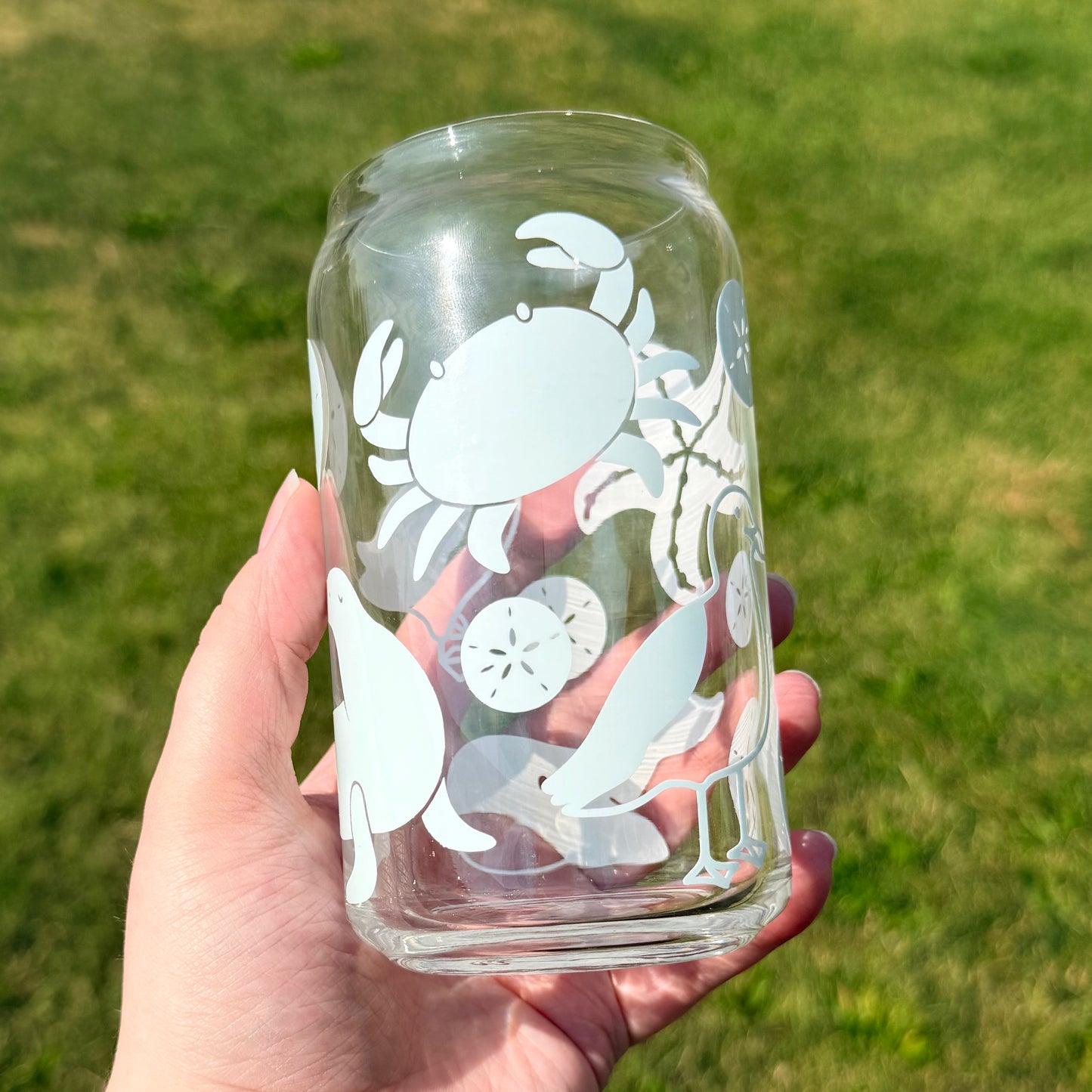 Oregon Coast Color Changing Glass Cup