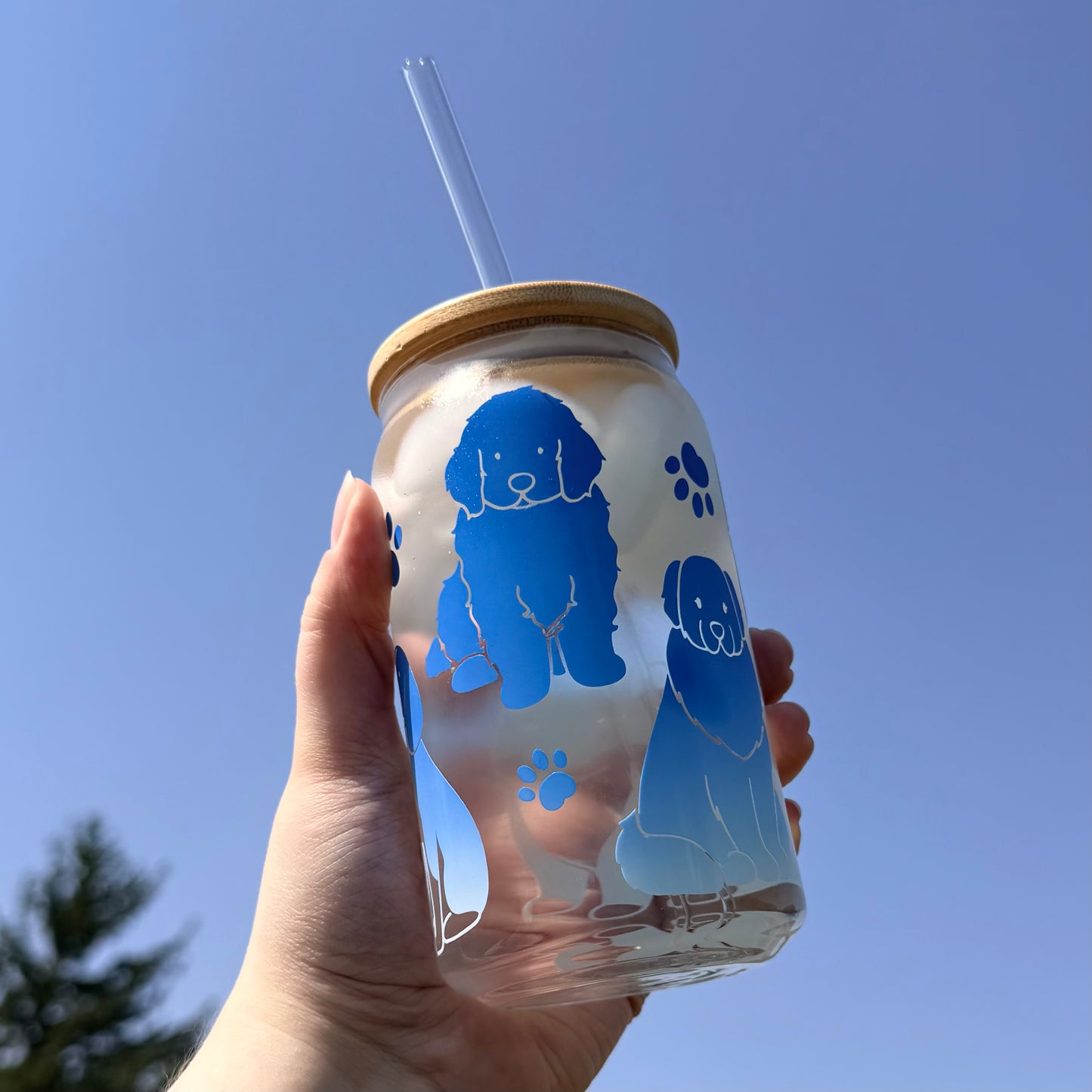 Dogs Color Changing Glass Cup