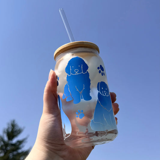 Dogs Color Changing Glass Cup