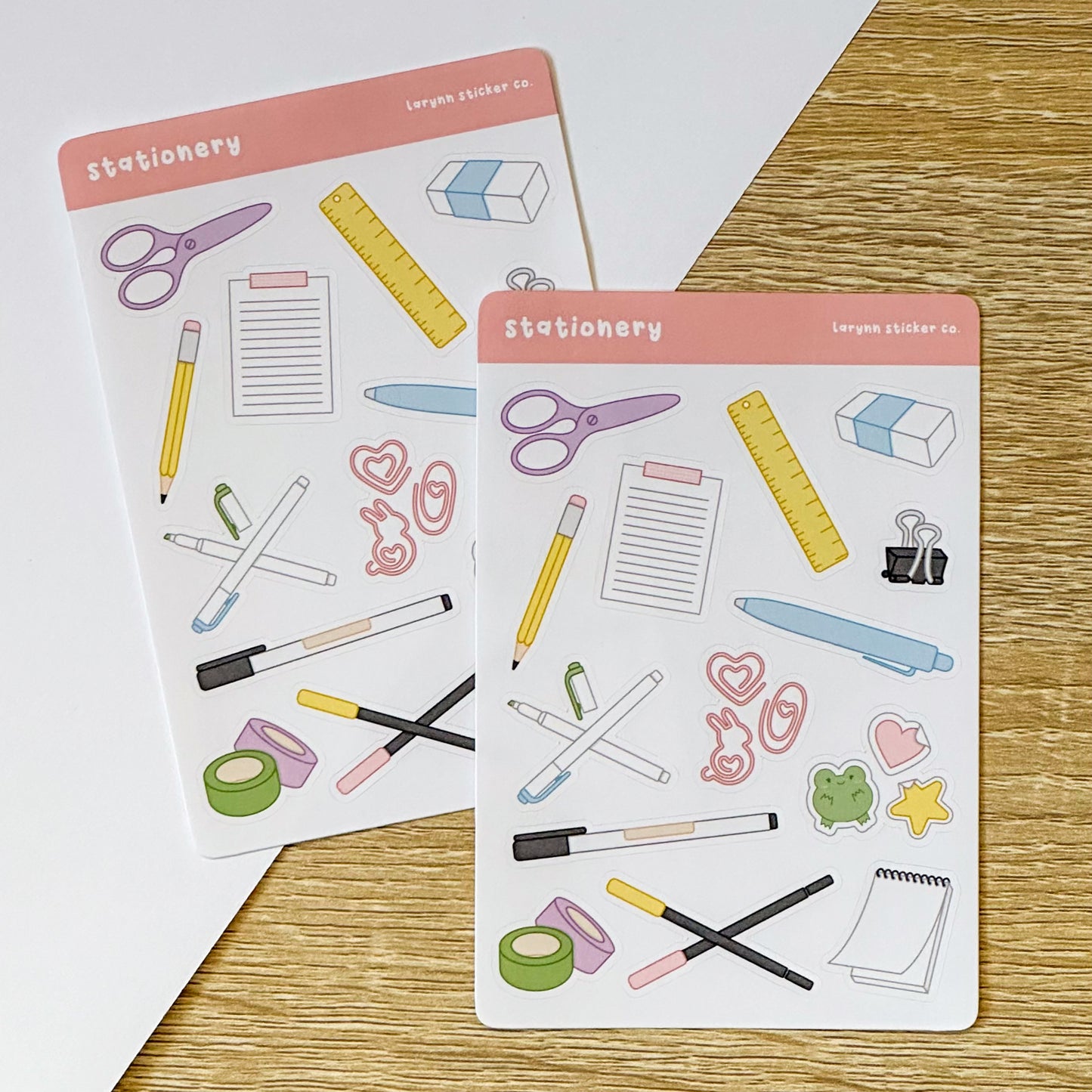 Mini Stationery Sticker Sheet