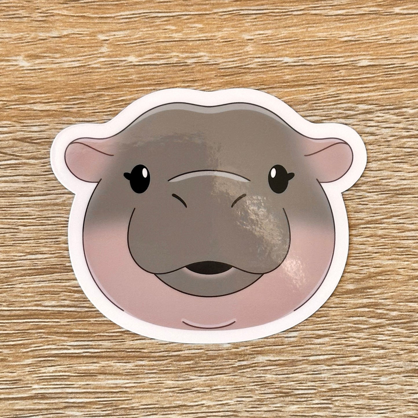 Baby Pygmy Hippo Sticker