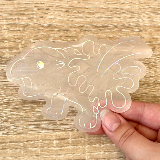 Baby Pygmy Hippo Sun Catcher Sticker Decal