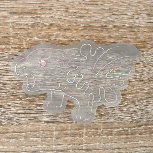 Baby Pygmy Hippo Sun Catcher Sticker Decal