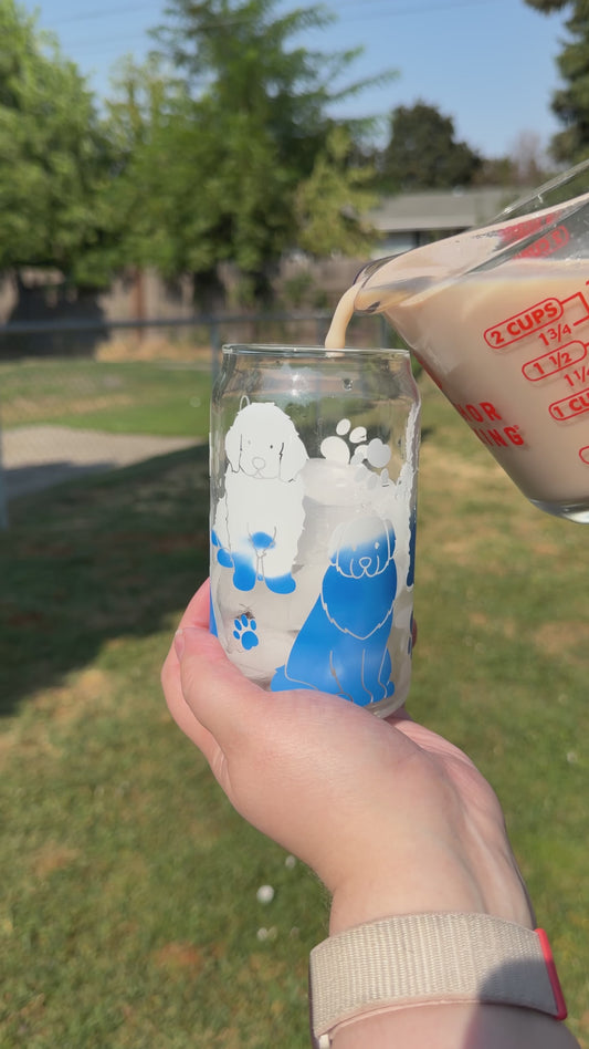 Dogs Color Changing Glass Cup