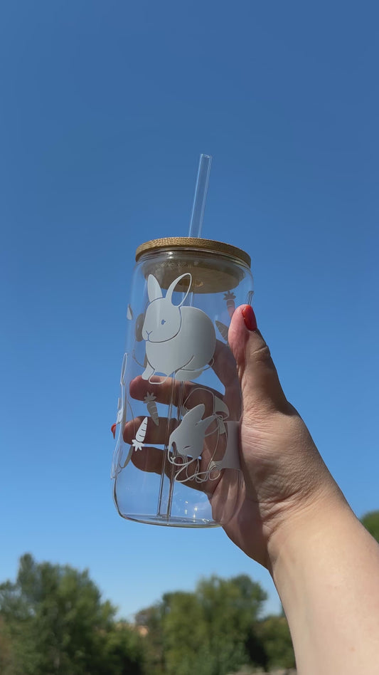 **PRE-ORDER** Bunnies Color Changing Glass Cup