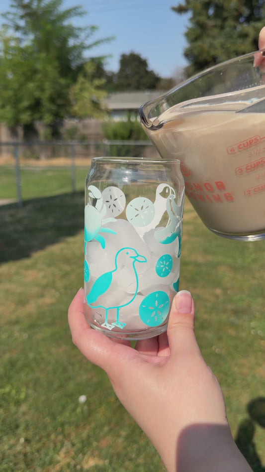 Oregon Coast Color Changing Glass Cup