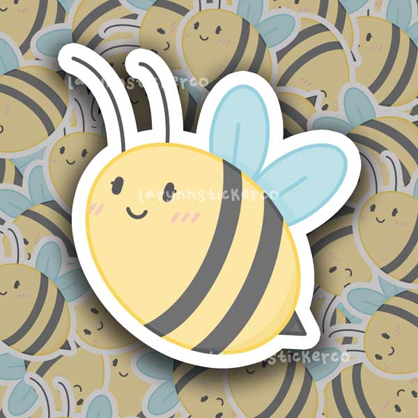 Bee Stickers – LaRynn Sticker Co.