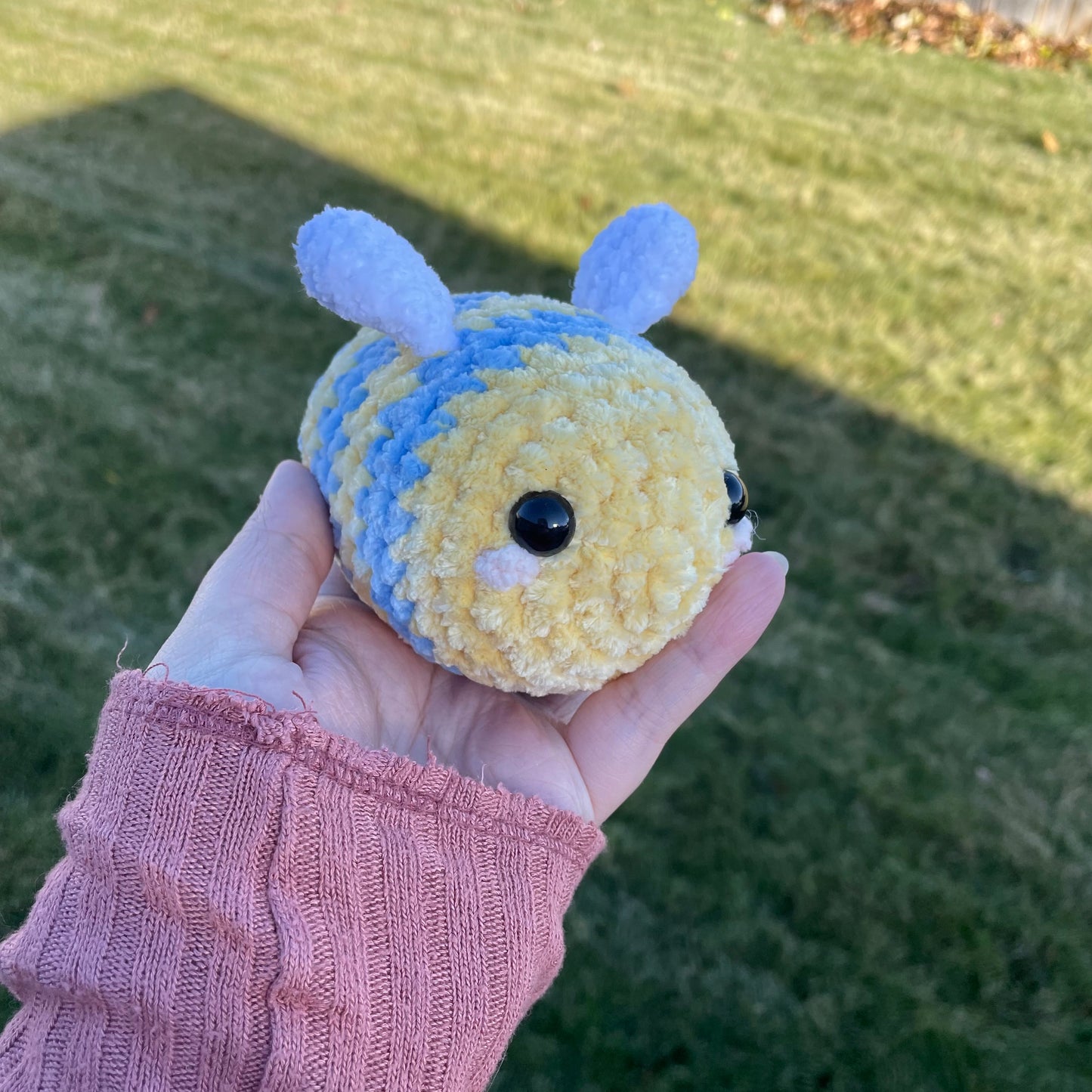 Blue Bee Plushie