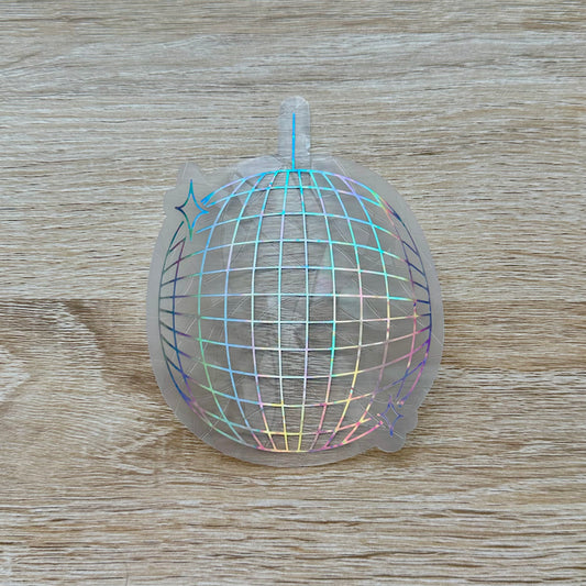 Mirrorball / Disco Ball Sun Catcher Sticker Decal