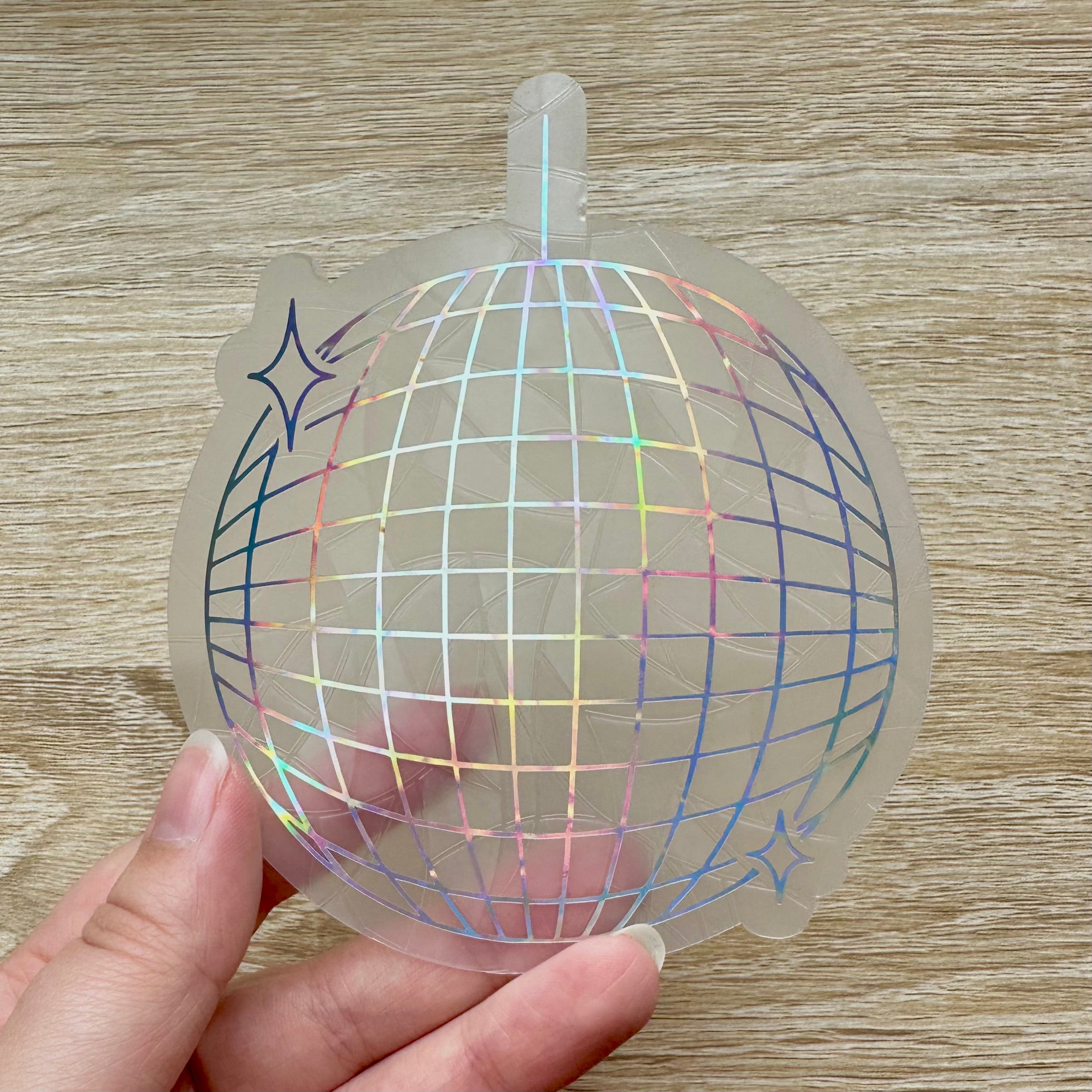 Mirrorball / Disco Ball Sun Catcher Sticker Decal – LaRynn Sticker Co.