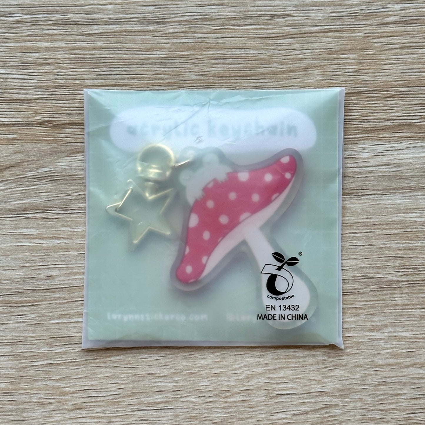 Mushroom Frog Keychain