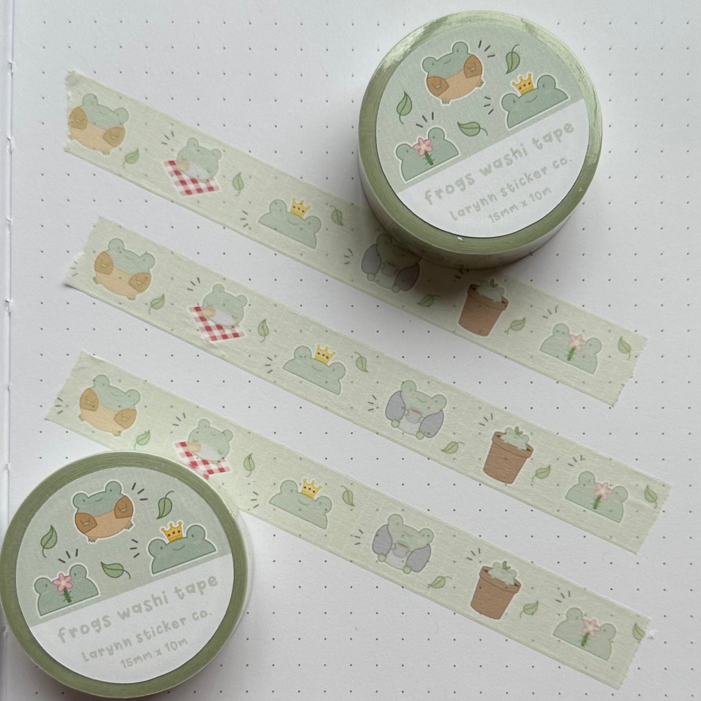 Frog Washi Tape