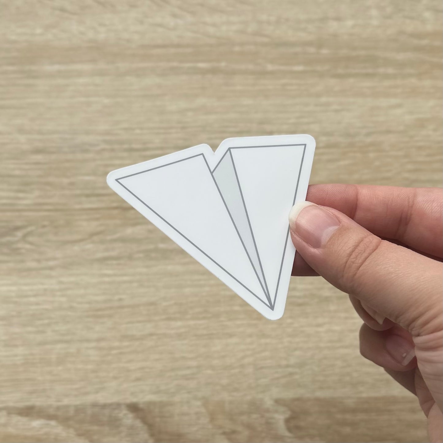 Paper Airplane Sticker