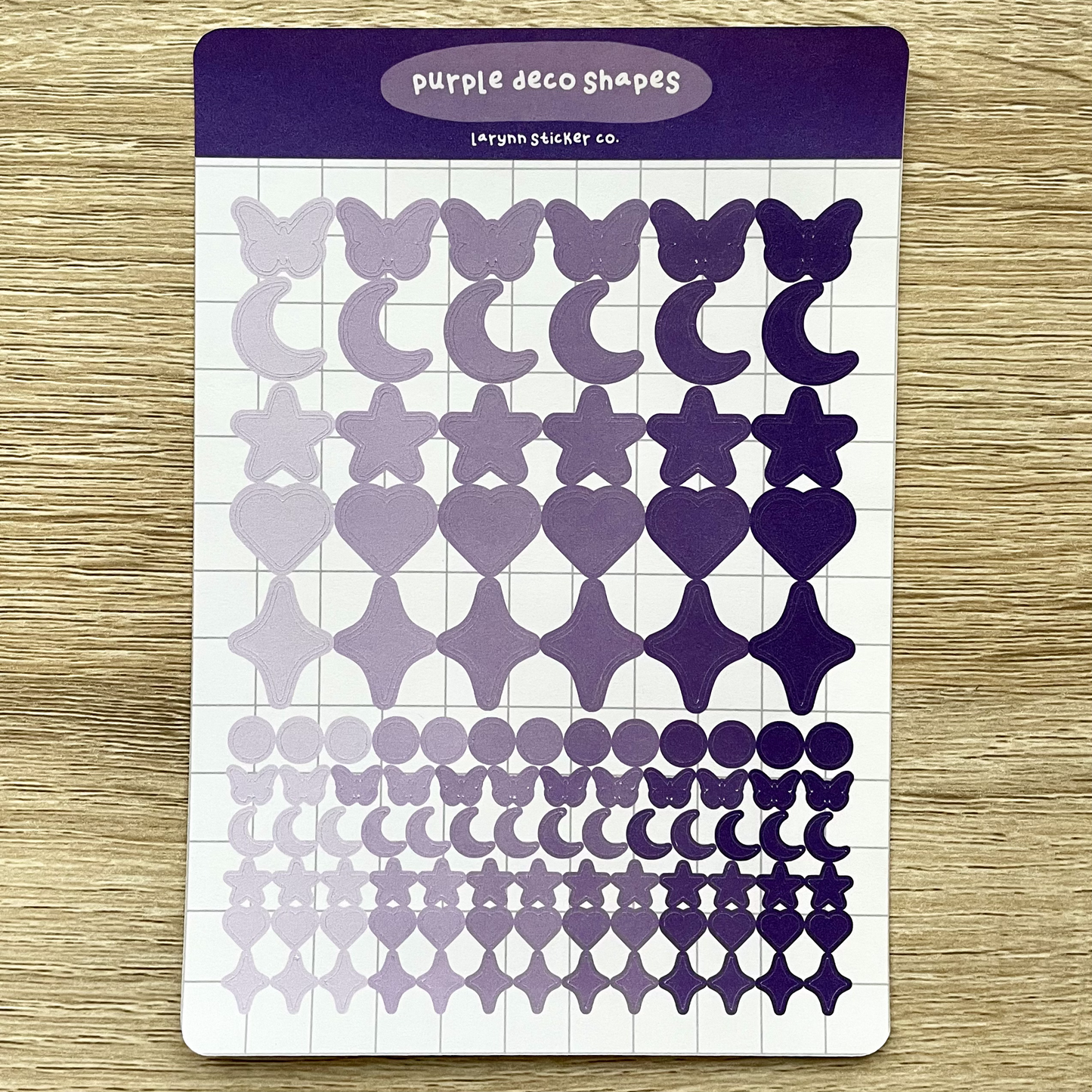 Deco Shapes Sticker Sheet