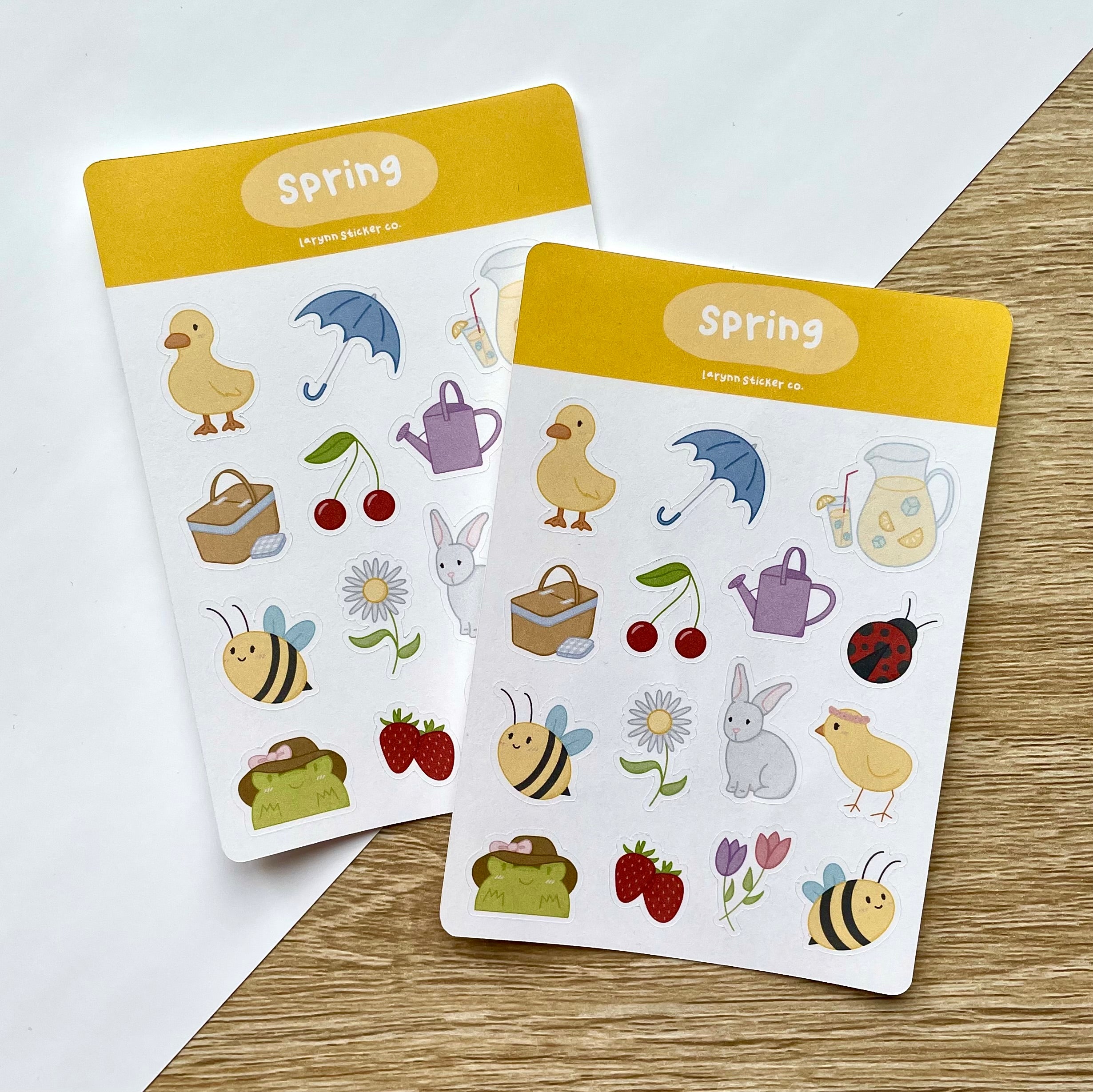 Mini Spring Sticker Sheet – LaRynn Sticker Co.