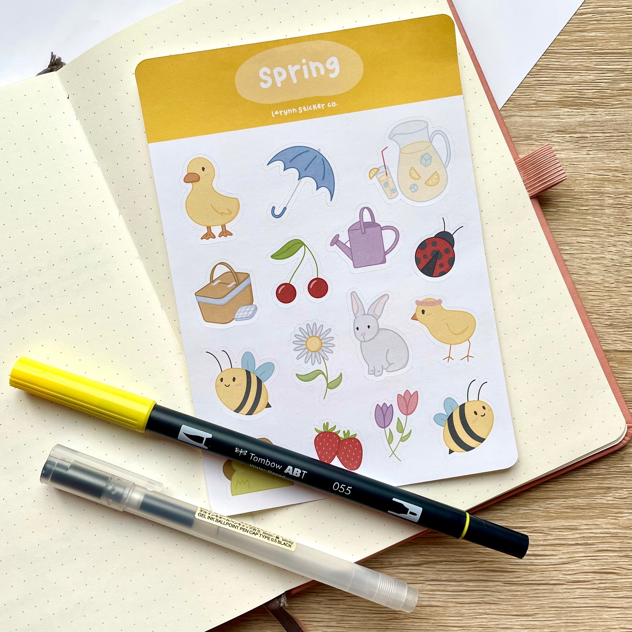 Ispring Sticker Label Spring Sticker Sheet – LaRynn Sticker Co.