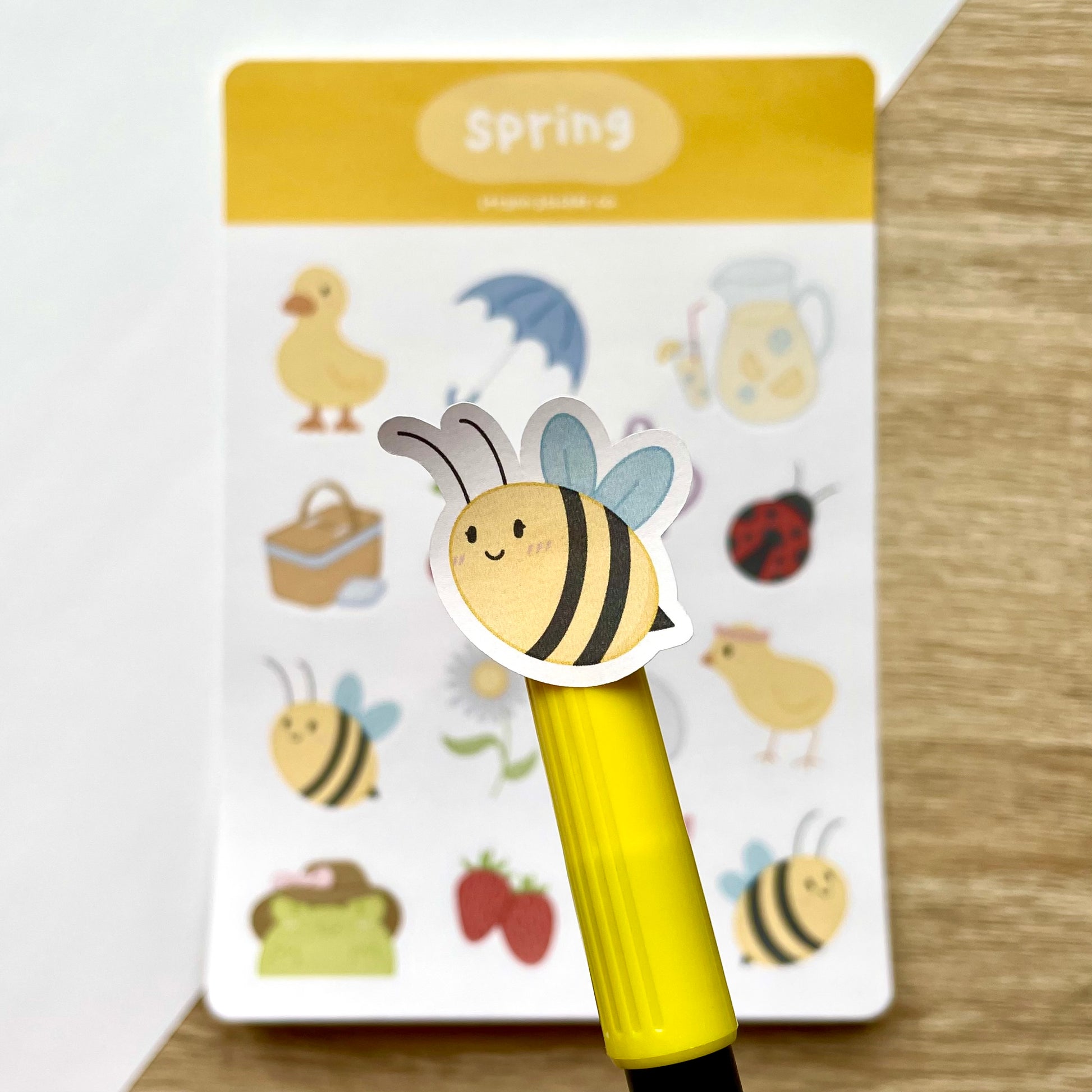 Shallow Sticker Popper Spring Spring Sticker Sheet – LaRynn Sticker Co.