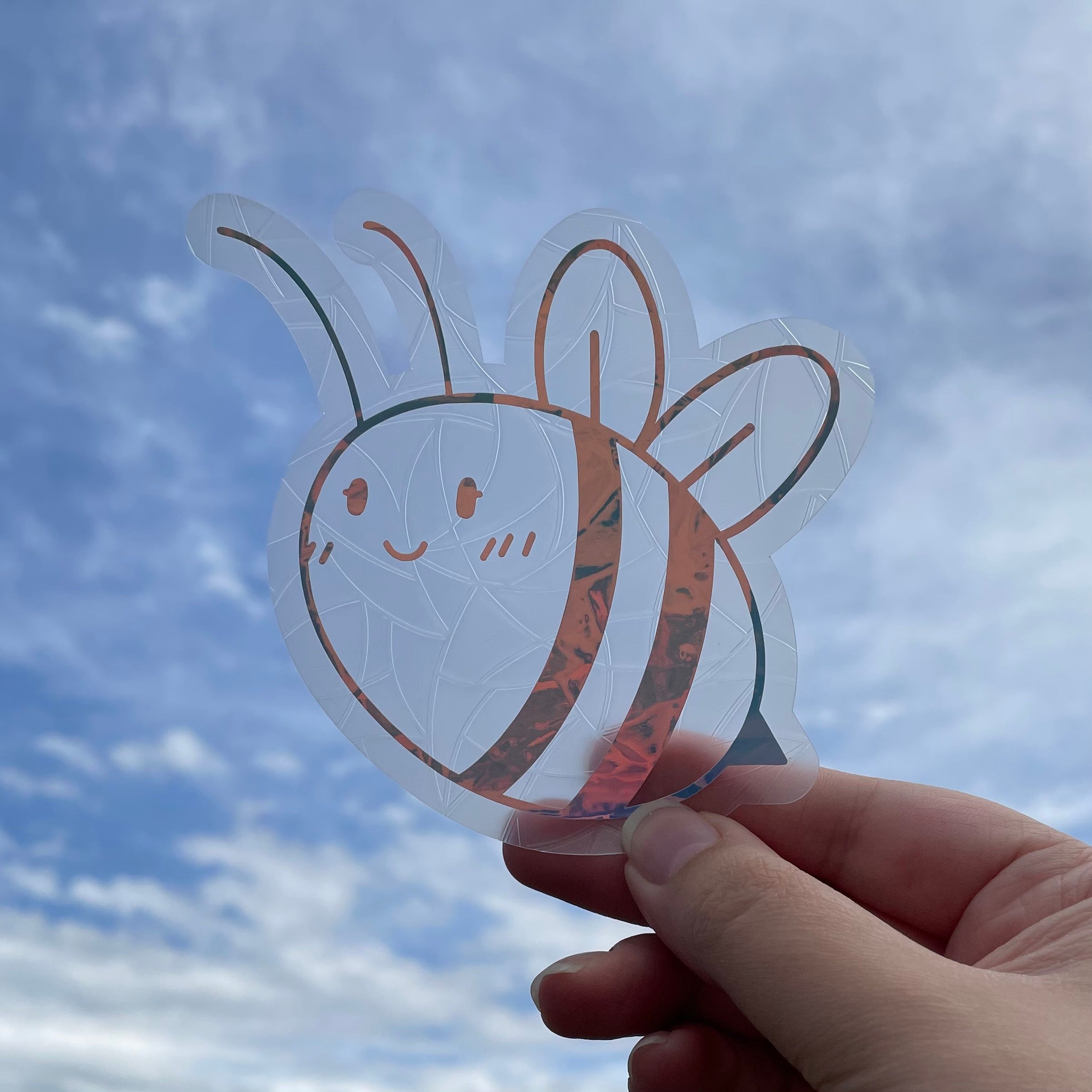 Bee Sun Catcher Sticker Decal – LaRynn Sticker Co.
