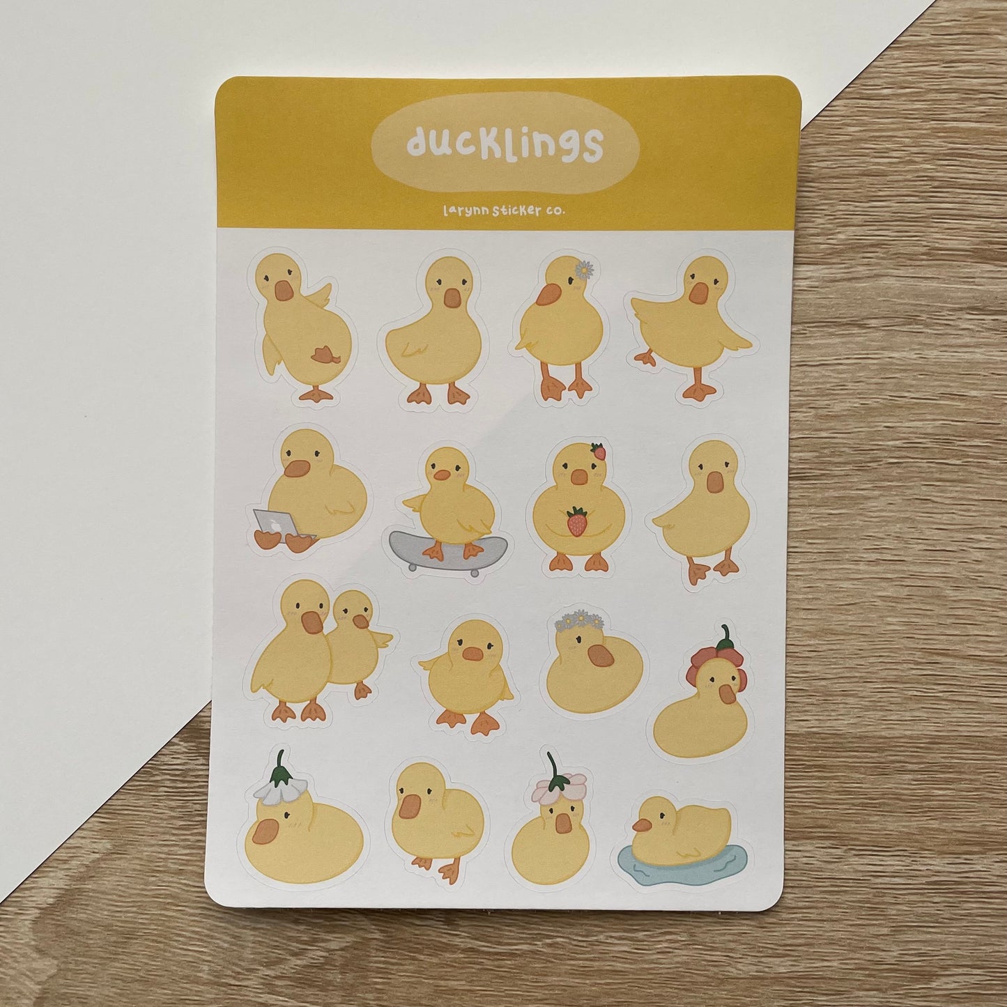 Ducklings Sticker Sheet