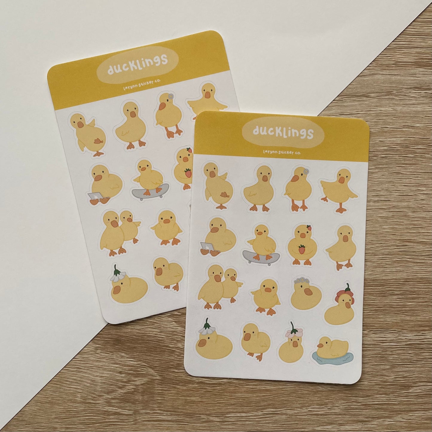 Mini Ducklings Sticker Sheet