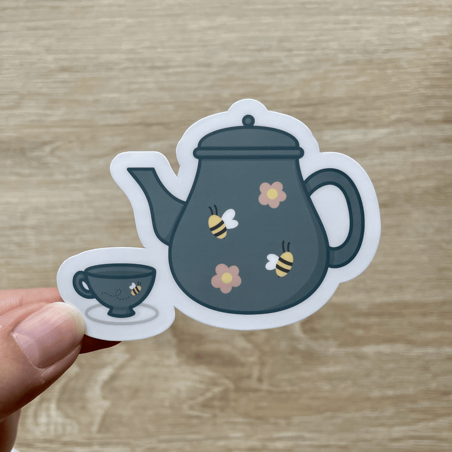 Teapot and Teacup Sticker
