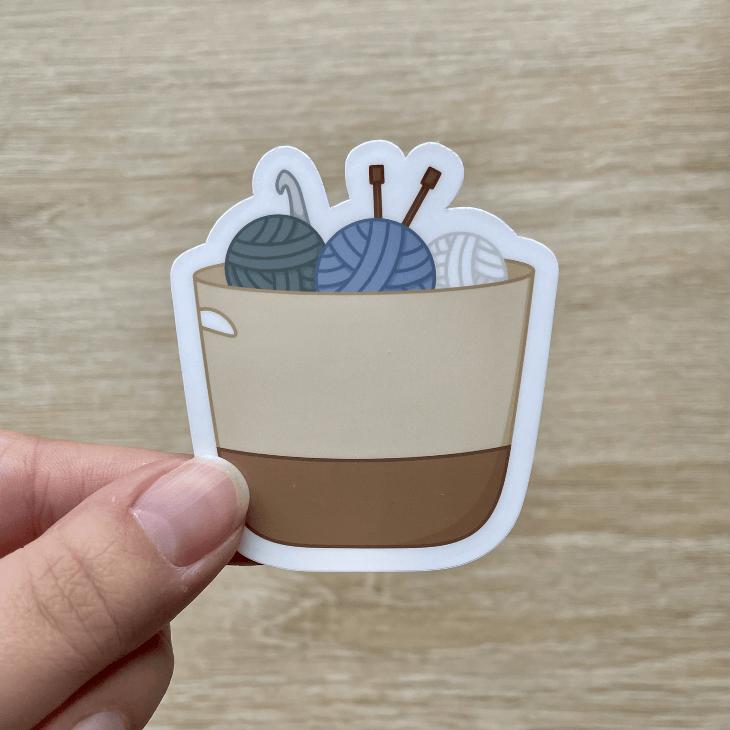 Yarn Basket Sticker