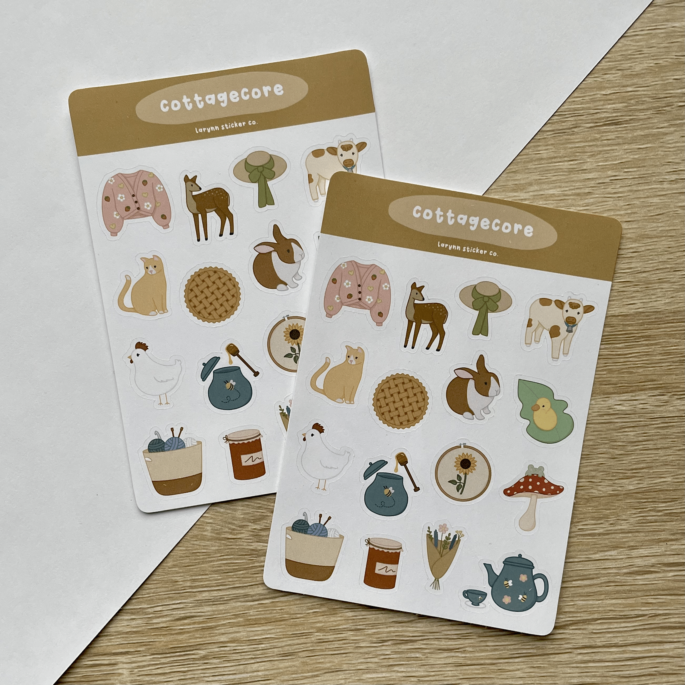 Mini Cottagecore Sticker Sheet – LaRynn Sticker Co.
