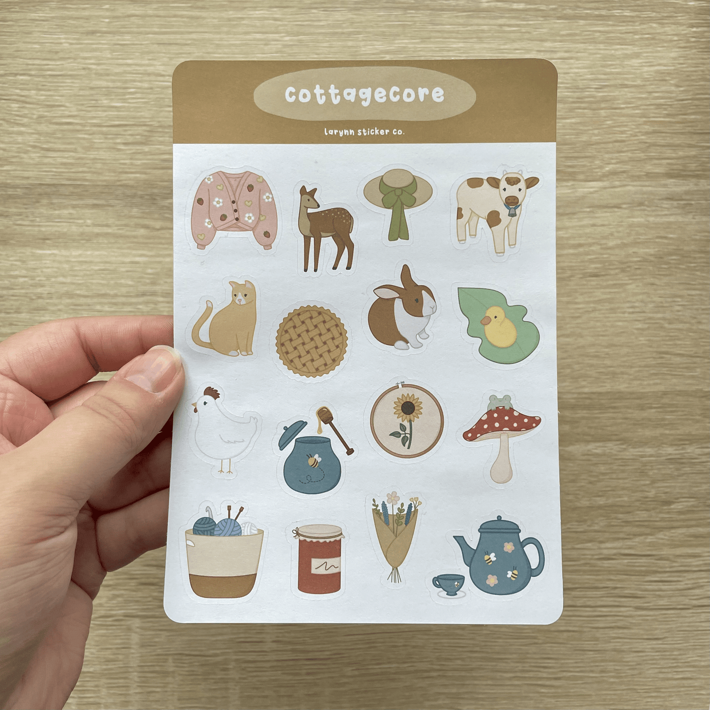 Cottagecore Sticker Sheet