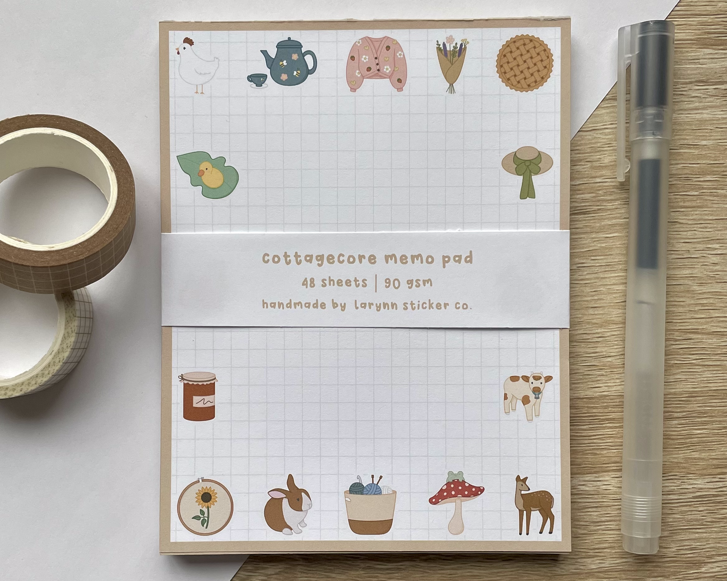 Cottagecore Memo Pad / Note Pad