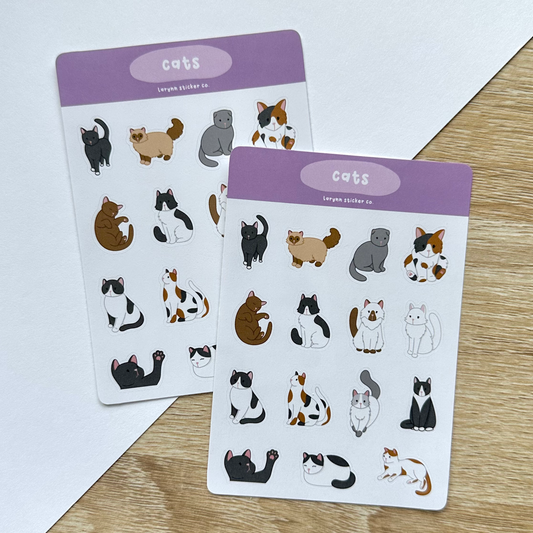Mini Cats Sticker Sheet