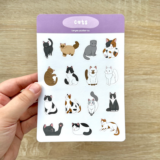 Cats Sticker Sheet