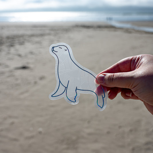 Sea Lion Sun Catcher Sticker Decal