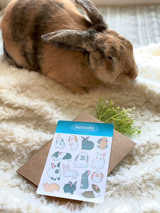 Bunnies Sticker Sheet