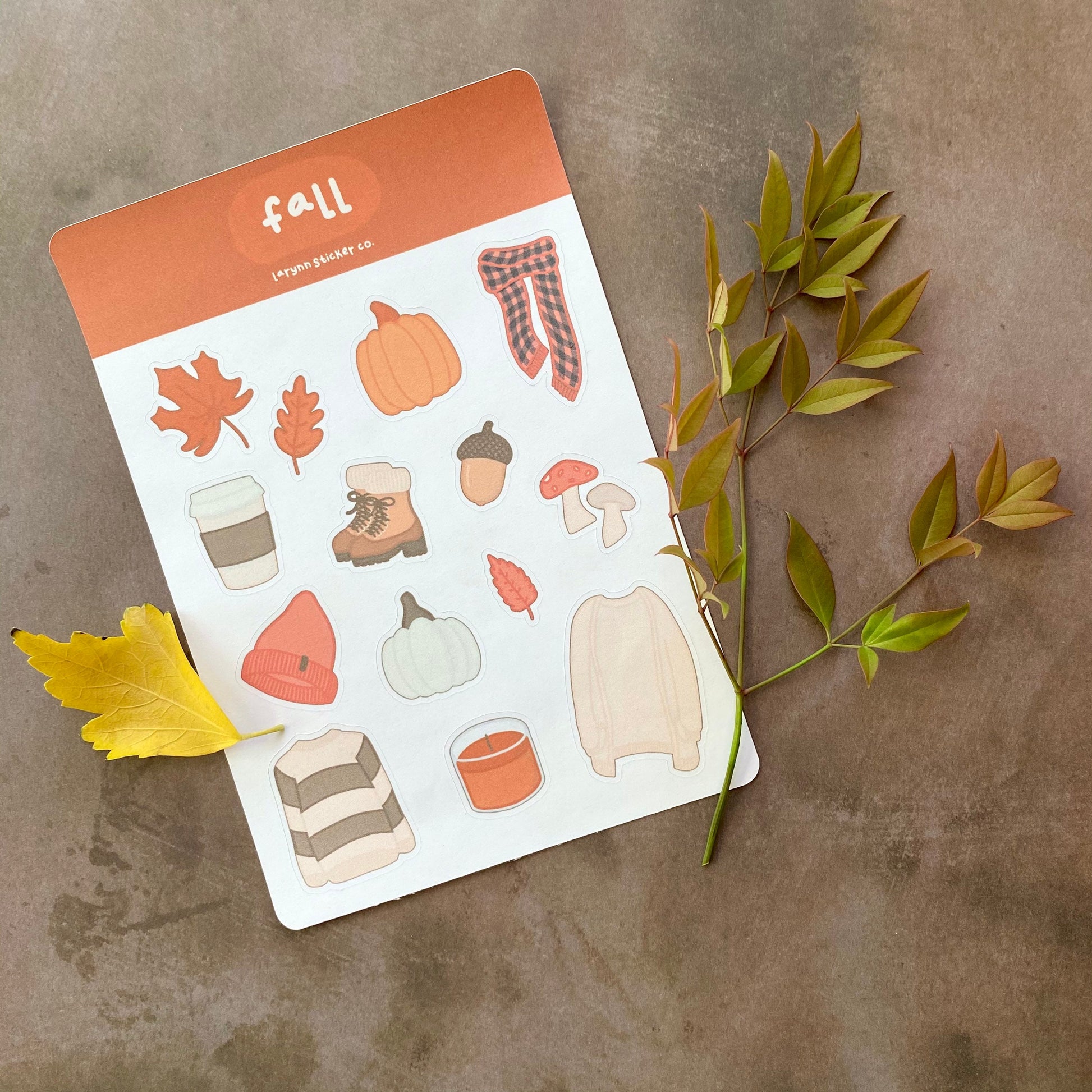 Fall Sticker Sheet – LaRynn Sticker Co.