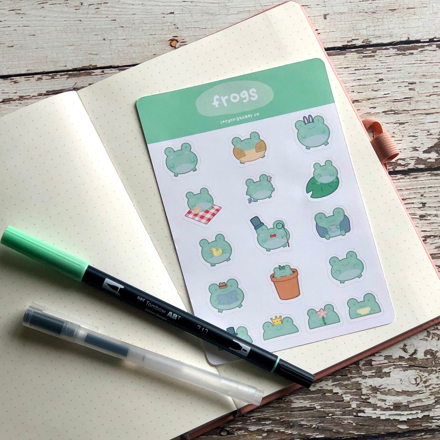 Frogs Sticker Sheet