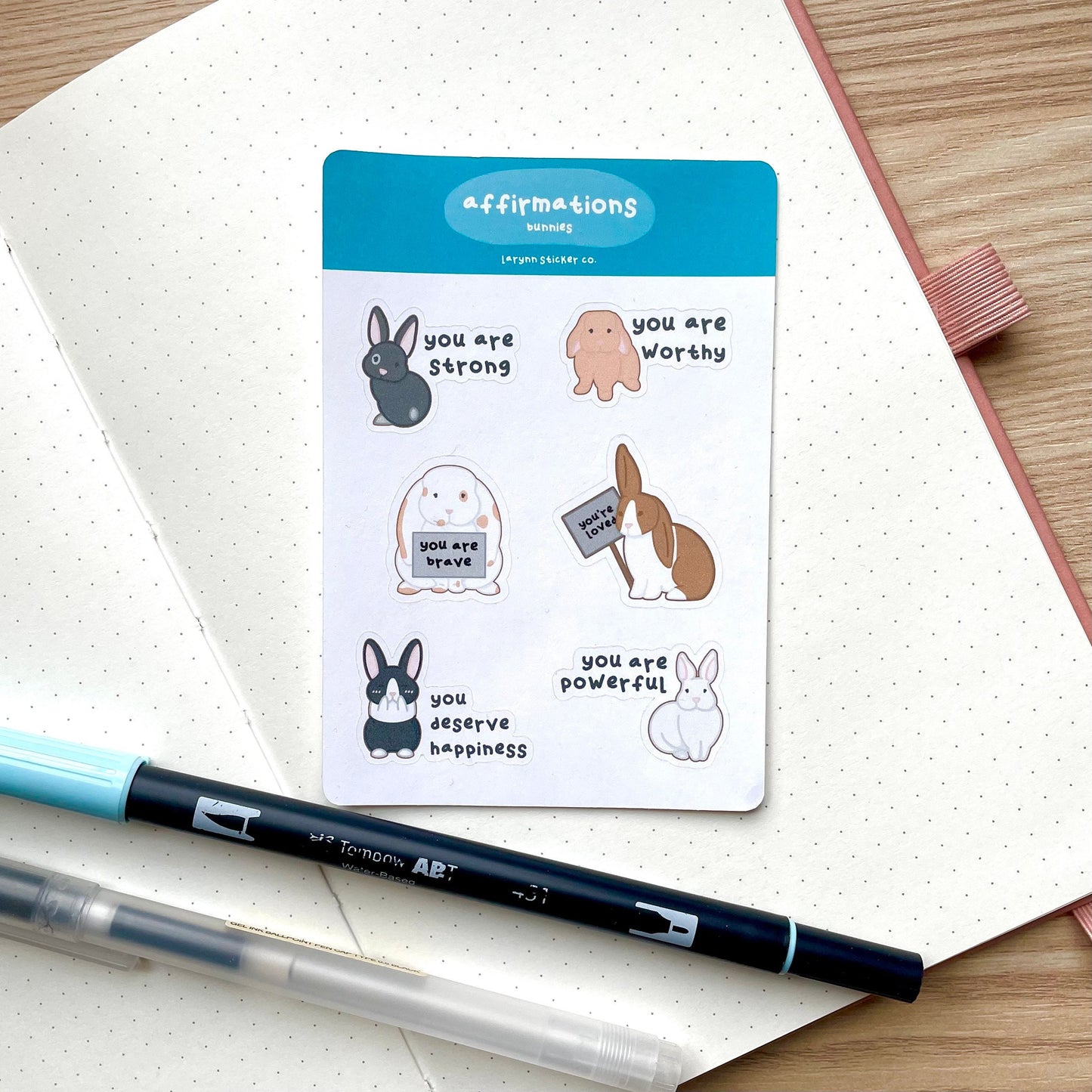 Animal Affirmations Sticker Sheets