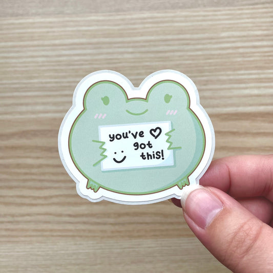 You've Got This Frog Sticker