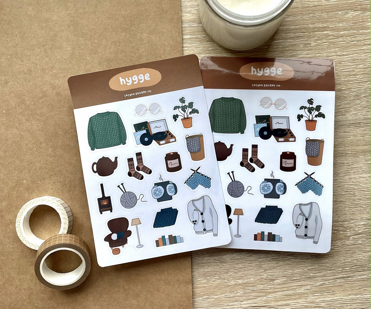 Hygge Cozy Sticker Sheet