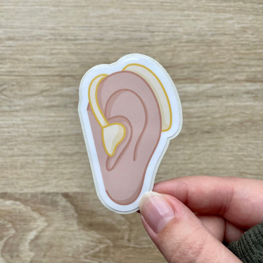 Hearing Aid FUNDRAISER Sticker