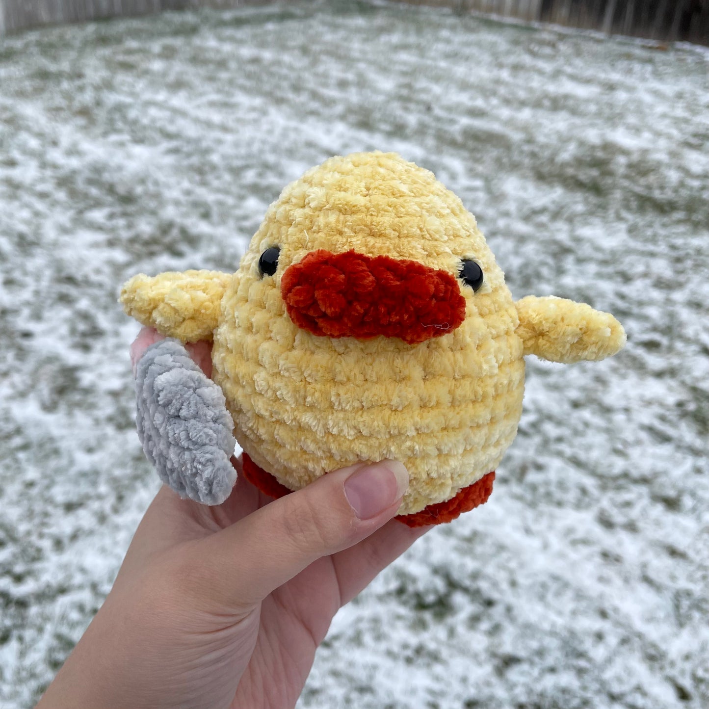 Duck with Toy Knife Plushie