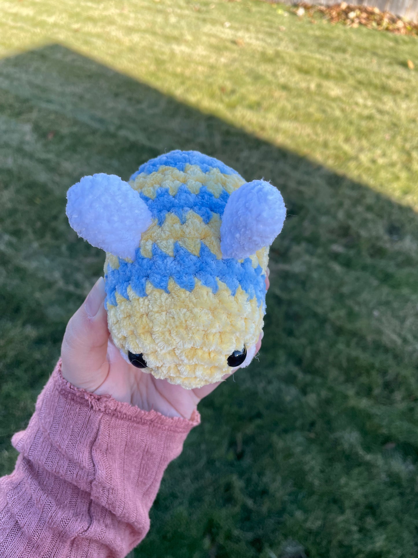 Blue Bee Plushie